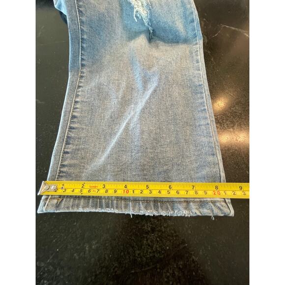 City Chic NWOT Button fly Harley High Rise Crop Denim Pant size 22 - Picture 10 of 10